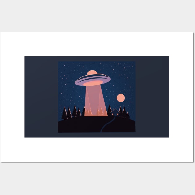 UFO unidentified flying object Wall Art by JeLoTall